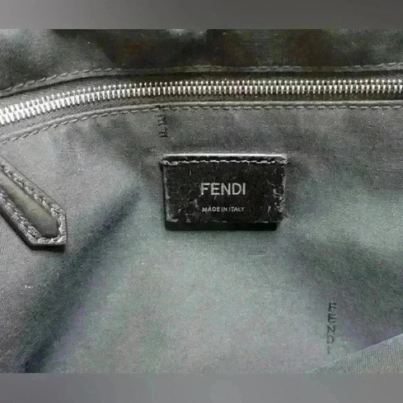 Authentic Fendi Black Forever Fendi East/West Messenger Bag w/COA - Picture 13 of 14